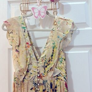 Anthropologie Hemant & Nandita Veena Maxi Dress 💛